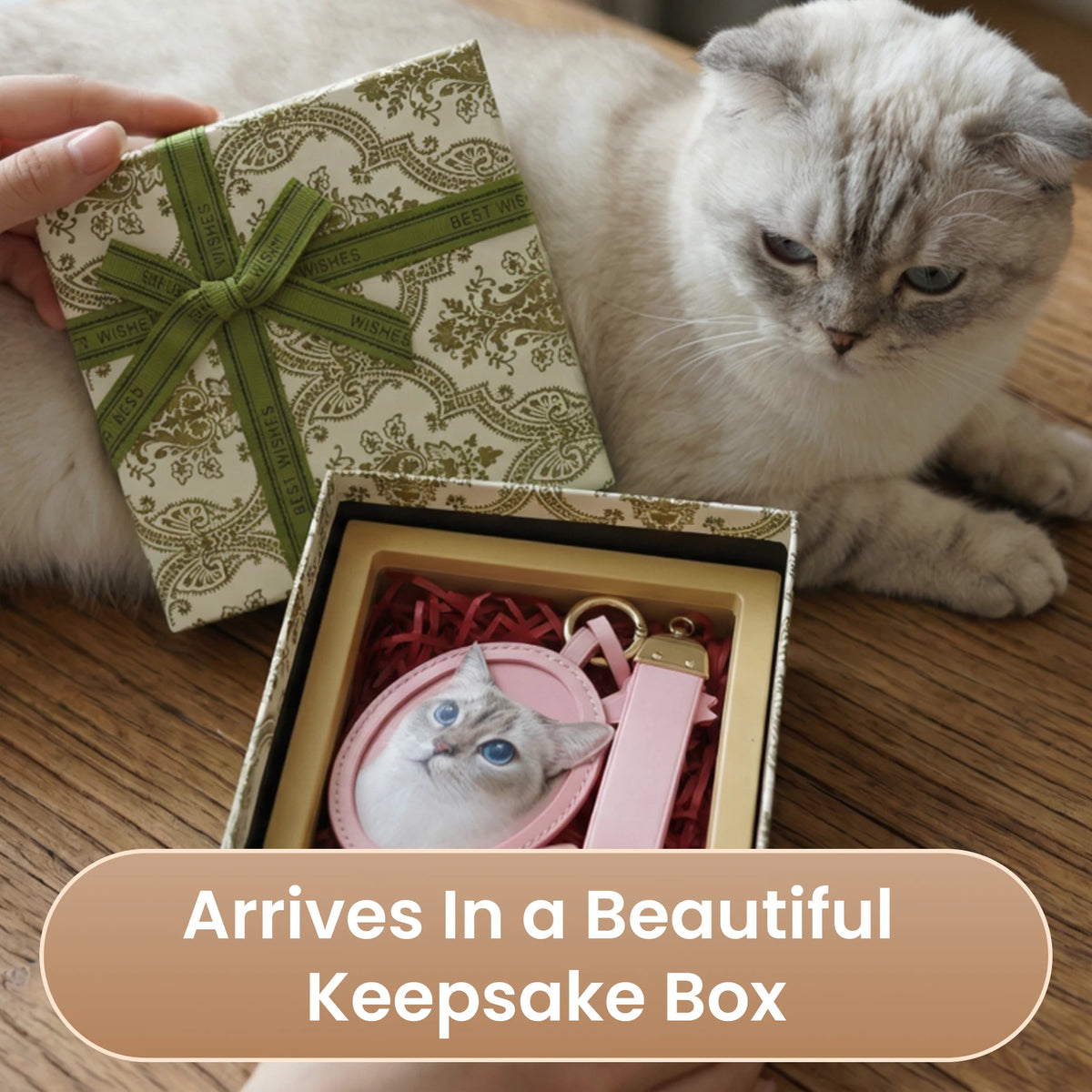 Custom Hand-Carved Leather Pet Portrait Keepsake